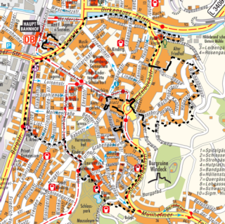 Geltungsbereich der Gestaltungssatzung für die Weinheimer Innenstadt