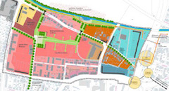 Entwicklung Lageplanausschnitt Westlich Hauptbahnhof