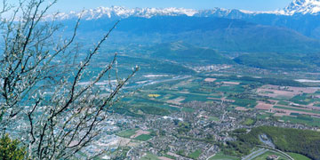 Blick auf Varces