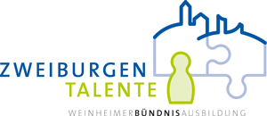 Logo Zweiburgen Talente - Weinheimer Bündnis Ausbildung Logo Zweiburgen Talente - Weinheimer Bündnis Ausbildung