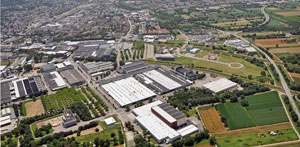 Aerial view Technology Park Company Freudenberg