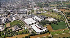 Wirtschaft Blick auf das Gewerbegebiet Technologiepark Freudenberg